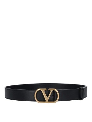 VALENTINO GARAVANI: Cinturones - Cinturón - Negro
