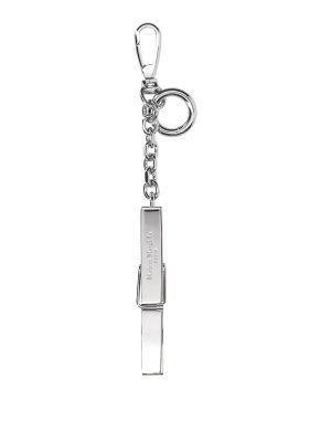 Maison Margiela: Schlüsselanhänger - Schlüsselanhänger - Silber