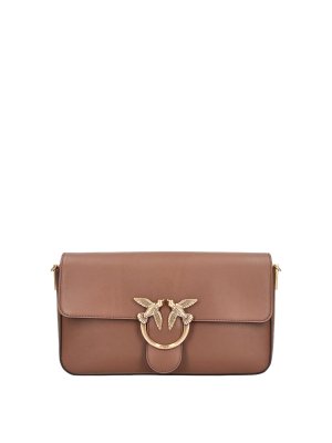 Pinko: Schultertaschen - Schultertasche - Braun