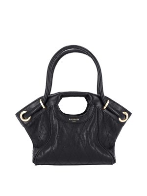 Balmain: Sacs à main - Sac Cabas - Noir