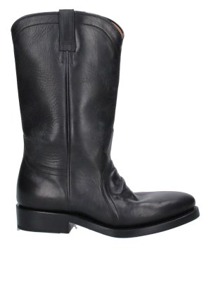 JIL SANDER: ankle boots - Leather Ankle Boots