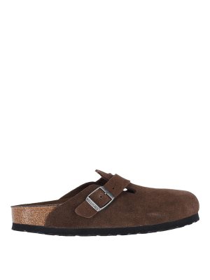 BIRKENSTOCK: Zapatos chinelas - Chinelas - Marrón