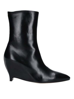 Maison Margiela: Botines - Botines - Negro