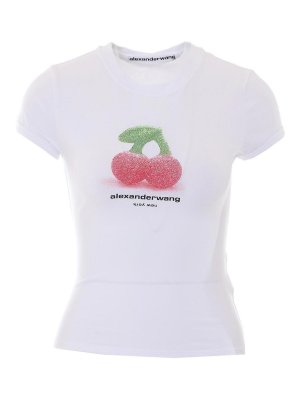 ALEXANDER WANG: Tシャツ - Tシャツ - 白