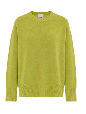 ALLUDE: Suéteres con cuello pico - Suéter Cuello Redondo - Verde