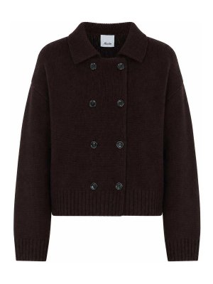ALLUDE: Cárdigans - Cárdigan - Marrón