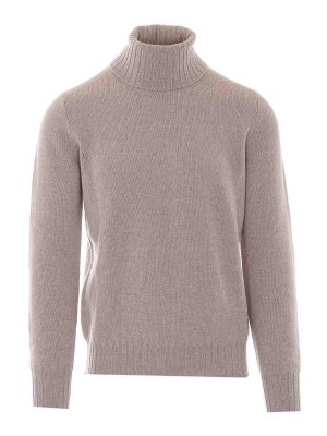 ALPHA STUDIO: Col roulé & Col polo - Pull Col Roulé - Beige
