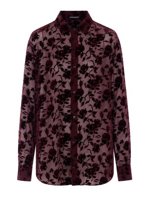 ANN DEMEULEMEESTER: Hemden - Hemd - Rot