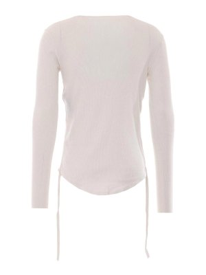 ANN DEMEULEMEESTER: Top e canotte - Top a maniche lunghe stropicciato Hamar