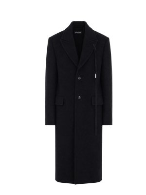 ANN DEMEULEMEESTER: Abrigos semilargos - Abrigo Midi - Negro