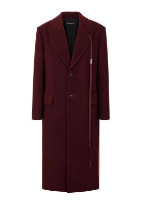 ANN DEMEULEMEESTER: Abrigos semilargos - Abrigo Midi - Rojo