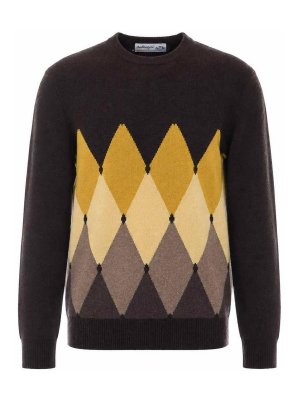 BALLANTYNE: Pull col rond - Pull Col Rond - Marron