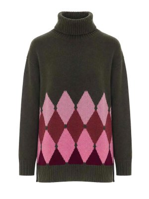 BALLANTYNE: Cuellos altos y polos - Suéter Con Cuello Alto - Verde