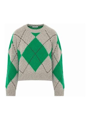 BALLANTYNE: Suéteres con cuello pico - Suéter Cuello Redondo - Verde