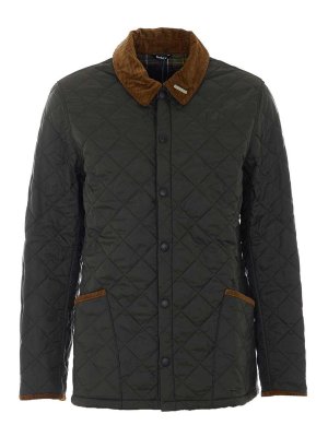 BARBOUR: ダウン・ハイテクジャケット - ダウンジャケット - 緑