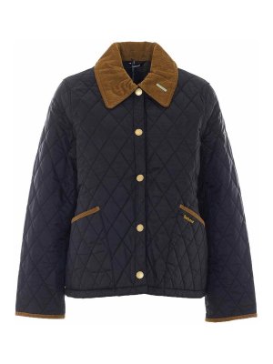 BARBOUR: ダウン・ハイテクジャケット - ダウンジャケット - 黒