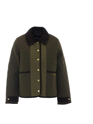 BARBOUR: ダウン・ハイテクジャケット - ダウンジャケット - 緑