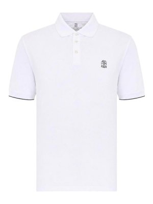BRUNELLO CUCINELLI: Polos - Polo - Blanco
