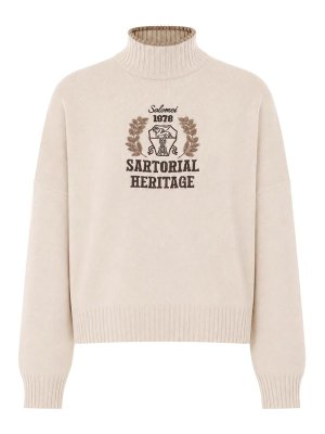 BRUNELLO CUCINELLI: crew necks - Logo Sweater