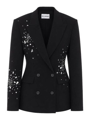 DES PHEMMES: giacche blazer - Giacca doppiopetto con cristalli