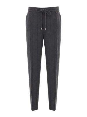 FABIANA FILIPPI: Pantalons casual - Pantalons Décontractés - Gris