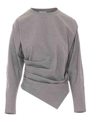 GANNI: Sweatshirts und Pullover - Sweatshirt - Grau