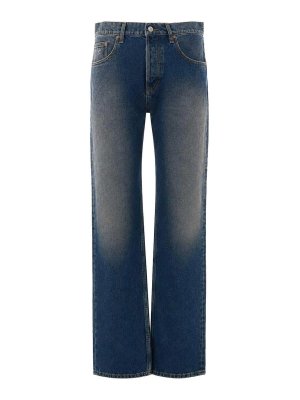 GOLDEN GOOSE: Jeans Rectos - Vaqueros Rectos - Azul