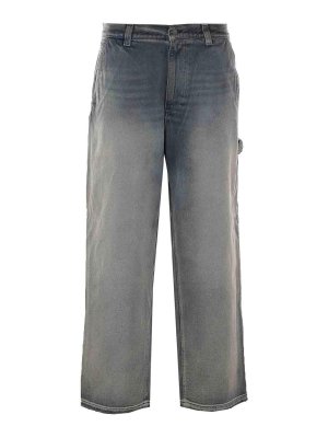 HAIKURE: Jeans à jambe droite - Jean Droit - Gris