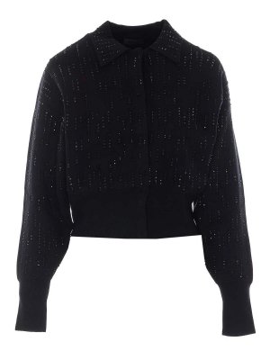 Liu Jo: Cuellos altos y polos - Suéter Con Cuello Alto - Negro