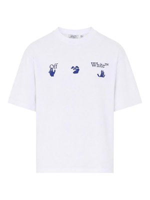 OFF-WHITE: T-shirts - T-Shirt - Blanc