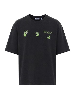 OFF-WHITE: Camisetas - Camiseta - Negro