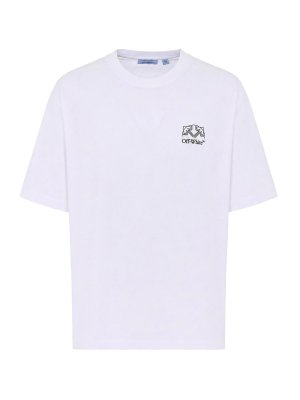 OFF-WHITE: T-shirts - T-Shirt - Blanc