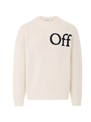 OFF-WHITE: crew necks - Bookish Shared Sweater