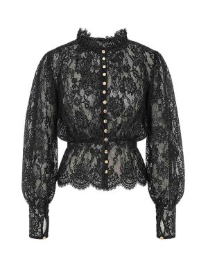 Self Portrait: blouses - Lace Blouse