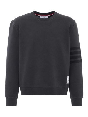 THOM BROWNE: Sudaderas y suéteres - Sudadera - Gris