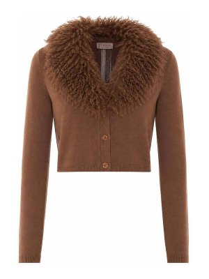 TWINSET: Cárdigans - Cárdigan - Marrón