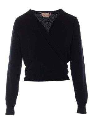 TWINSET: Suéteres con cuello pico - Suéter Cuello Redondo - Negro