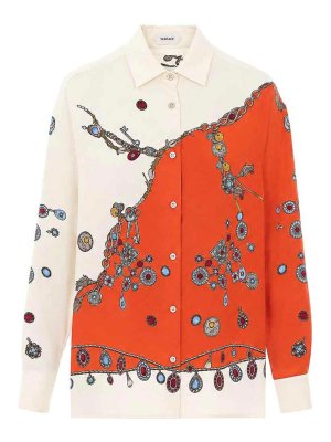 VERSACE: Camisas - Camisa - Naranja
