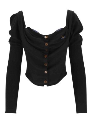 VIVIENNE WESTWOOD: Cárdigans - Cárdigan - Negro