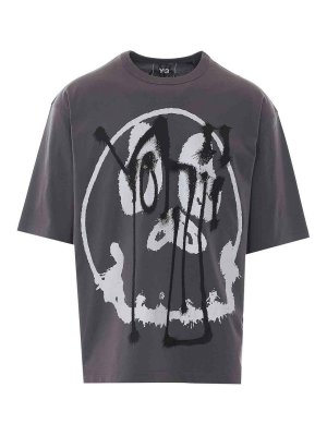 Y-3: t-shirt - Maglietta Skullgfx