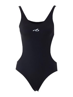 BALENCIAGA: one-piece - One Piece Logo Swimsuit