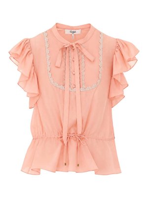 CHLOE': Tops & Tank tops - Habotai Silk Top
