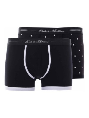 DOLCE & GABBANA: Swim shorts & swimming trunks - Bi-Pack Regular Boxer