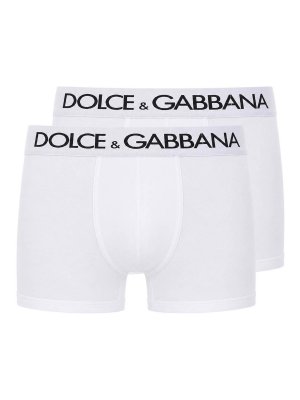 DOLCE & GABBANA: Badeanzüge und Badehosen - Badehose - Weiß