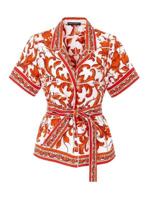 DOLCE & GABBANA: Camisas - Camisa - Naranja