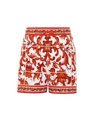 DOLCE & GABBANA: Hosen Shorts - Shorts - Orange