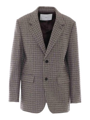 DUNST: casual jackets - Bege Check Lily Jacket
