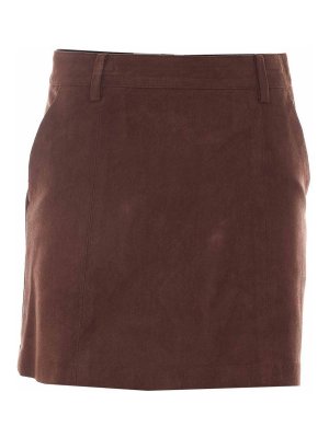 DUNST: Mini jupes - Mini Jupe - Marron