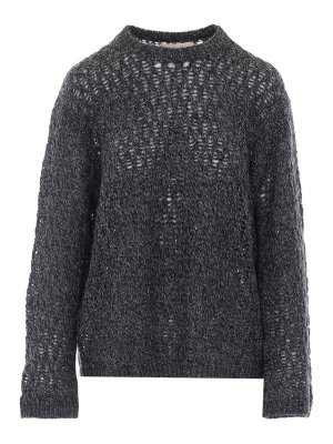 ELEH: Suéteres con cuello pico - Suéter Cuello Redondo - Negro