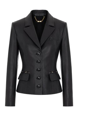 ELISABETTA FRANCHI: leather jacket - Leather Jacket